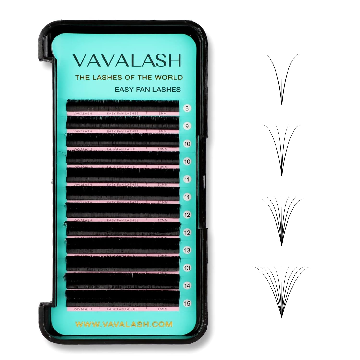 Suministros De Extensión De Pestañas Vavalash Easy Fan D Curl 0.07 - Venta Internacional.