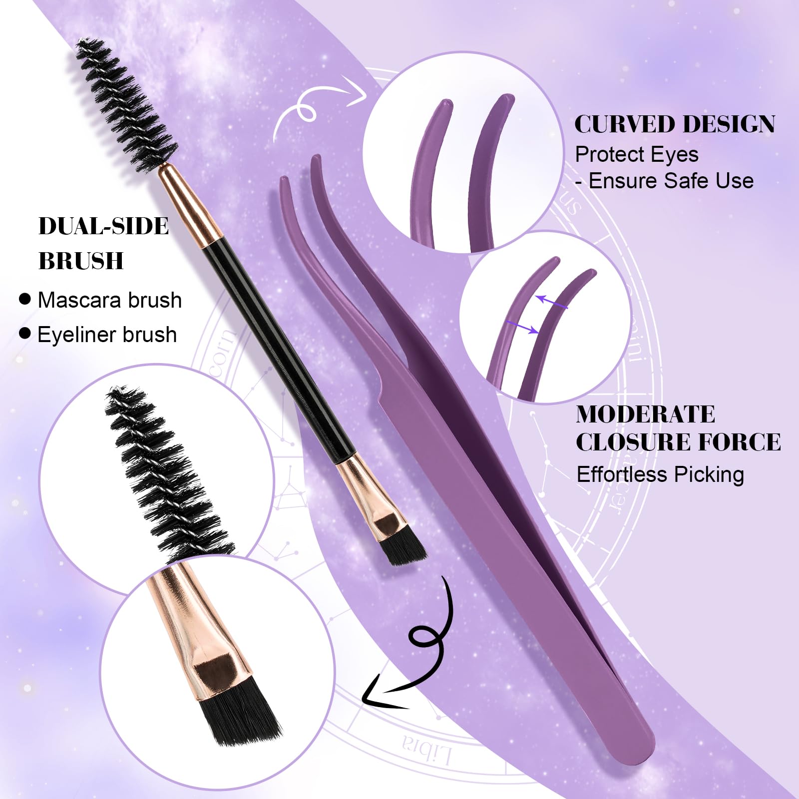 Foto 7 pulgar | Kit De Extensión De Pestañas B&qaugen Lash Clusters, 156 Unidades Con Herramientas - Venta Internacional.