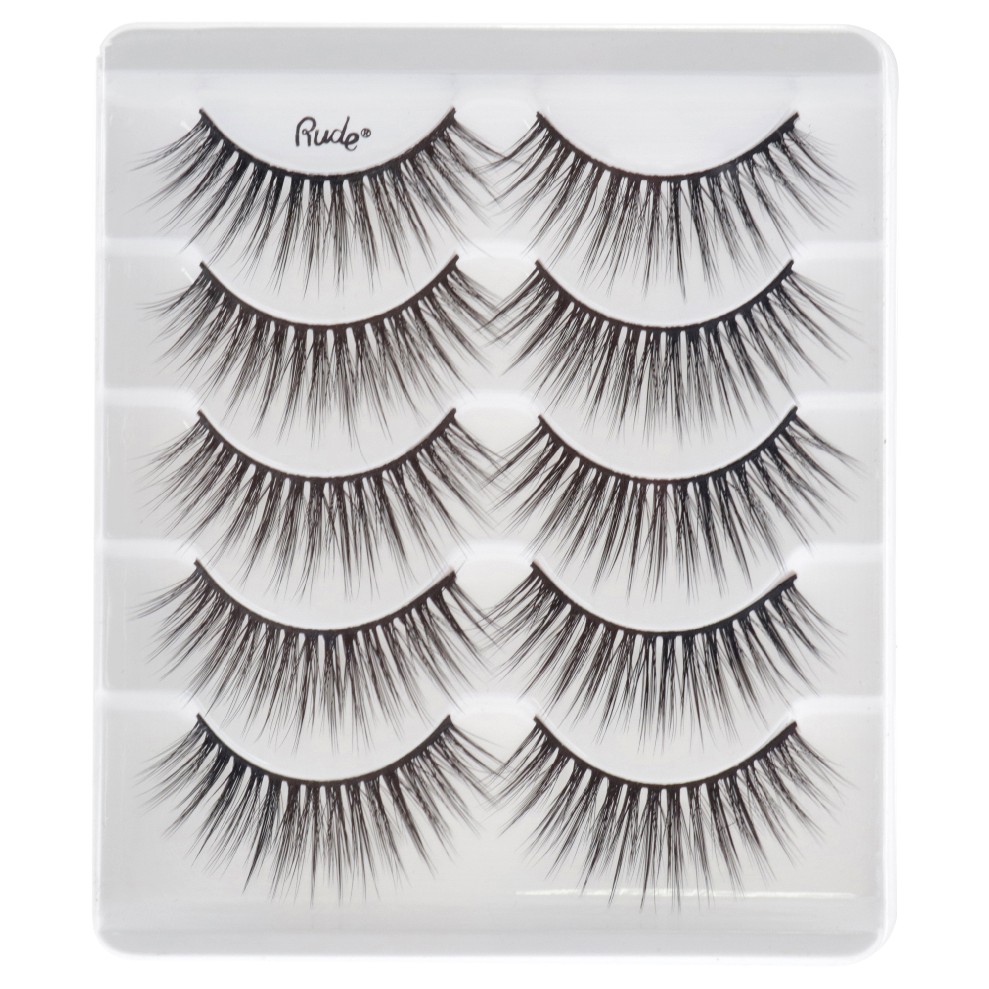 Foto 3 pulgar | Eyelashes Rude Cosmetics Essential Faux Mink 3d, 5 Pares - Venta Internacional.