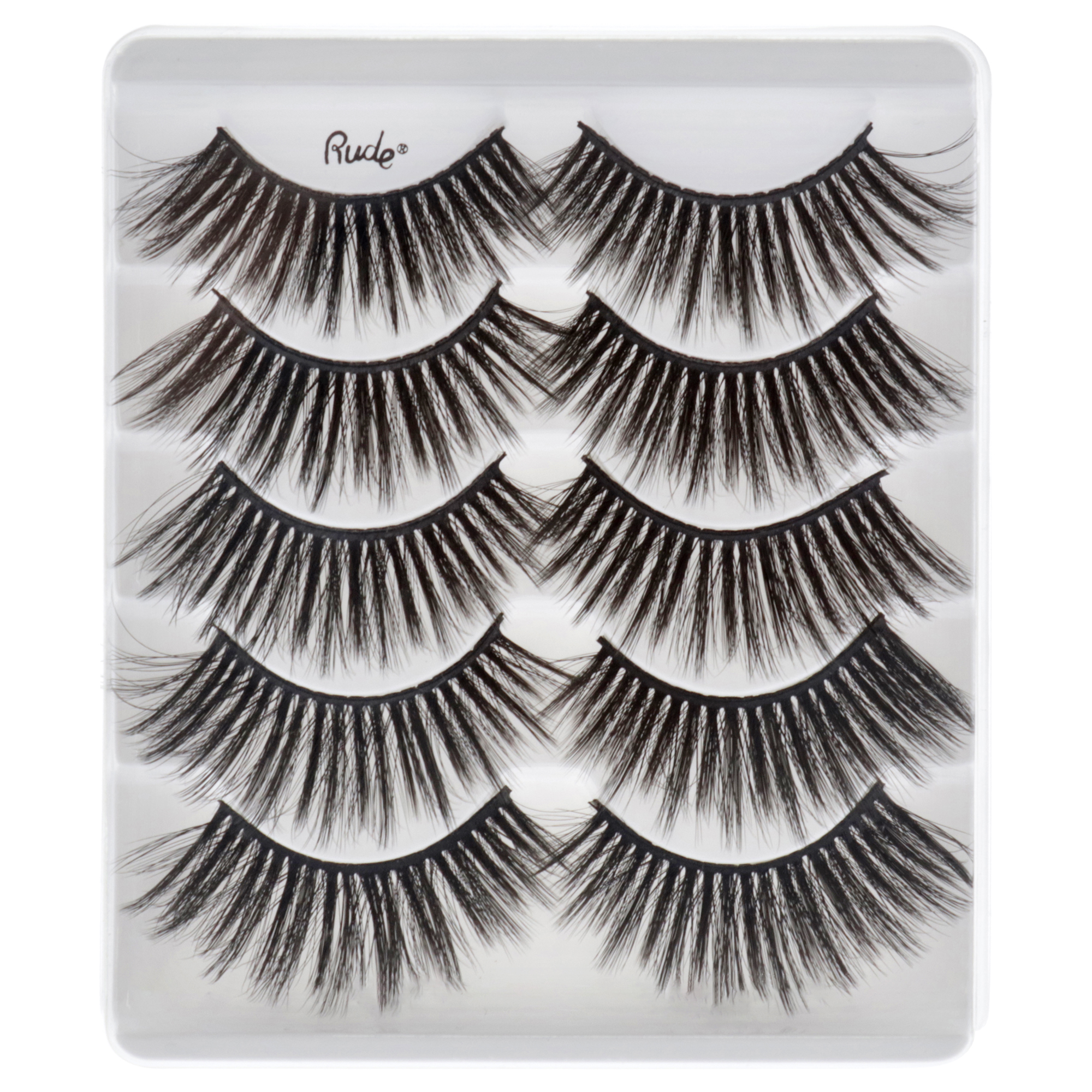 Foto 3 pulgar | Pestañas 3d De Visón Sintético Rude Cosmetics Essential Para Mujer, 5 Pares - Venta Internacional.