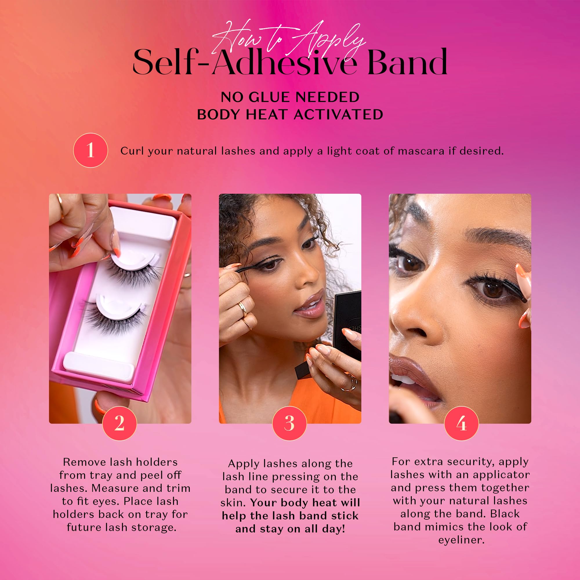 Foto 4 | Pestañas Lilly Lashes 3d Autoadhesivas Gogetter - Venta Internacional.