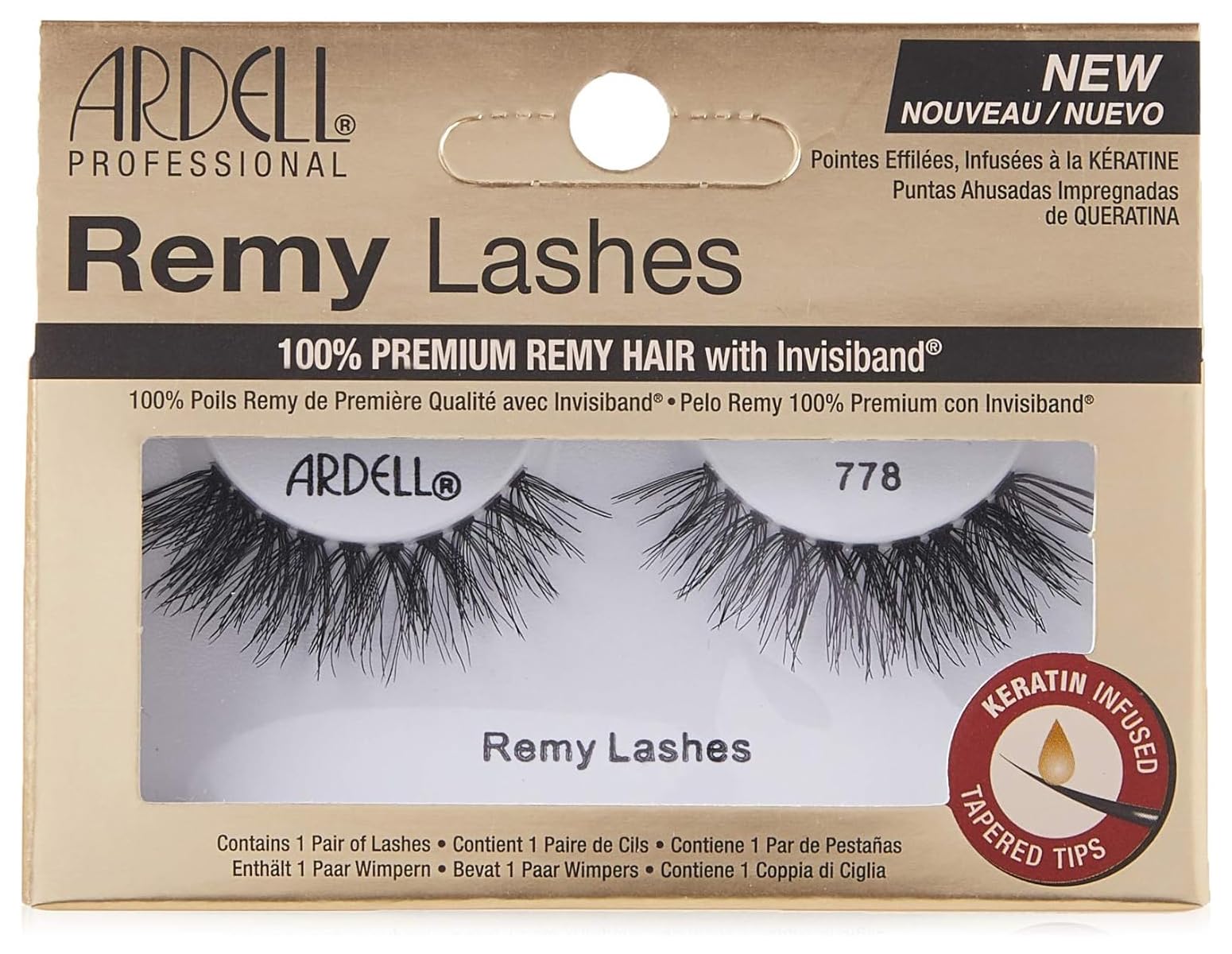 Foto 2 pulgar | Pestañas Postizas Ardell A-remy Lash 778 Black Premium Remy Hair - Venta Internacional.