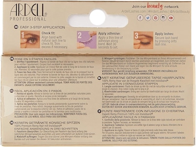 Foto 3 | Pestañas Postizas Ardell A-remy Lash 778 Black Premium Remy Hair - Venta Internacional.
