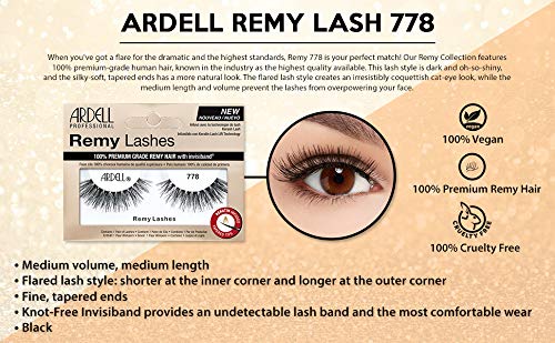 Foto 8 pulgar | Pestañas Postizas Ardell A-remy Lash 778 Black Premium Remy Hair - Venta Internacional.