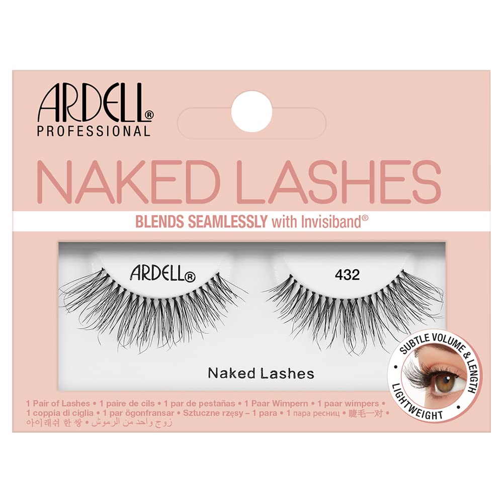 Foto 2 pulgar | Strip Lashes Ardell Naked Lashes 432 Con Invisiband, 1 Par - Venta Internacional.