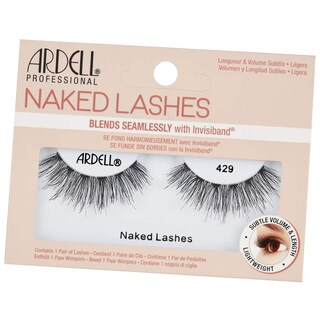 Foto 1 | Pestañas Postizas Ardell Naked Lashes 429 Con Invisiband, 1 Par - Venta Internacional.