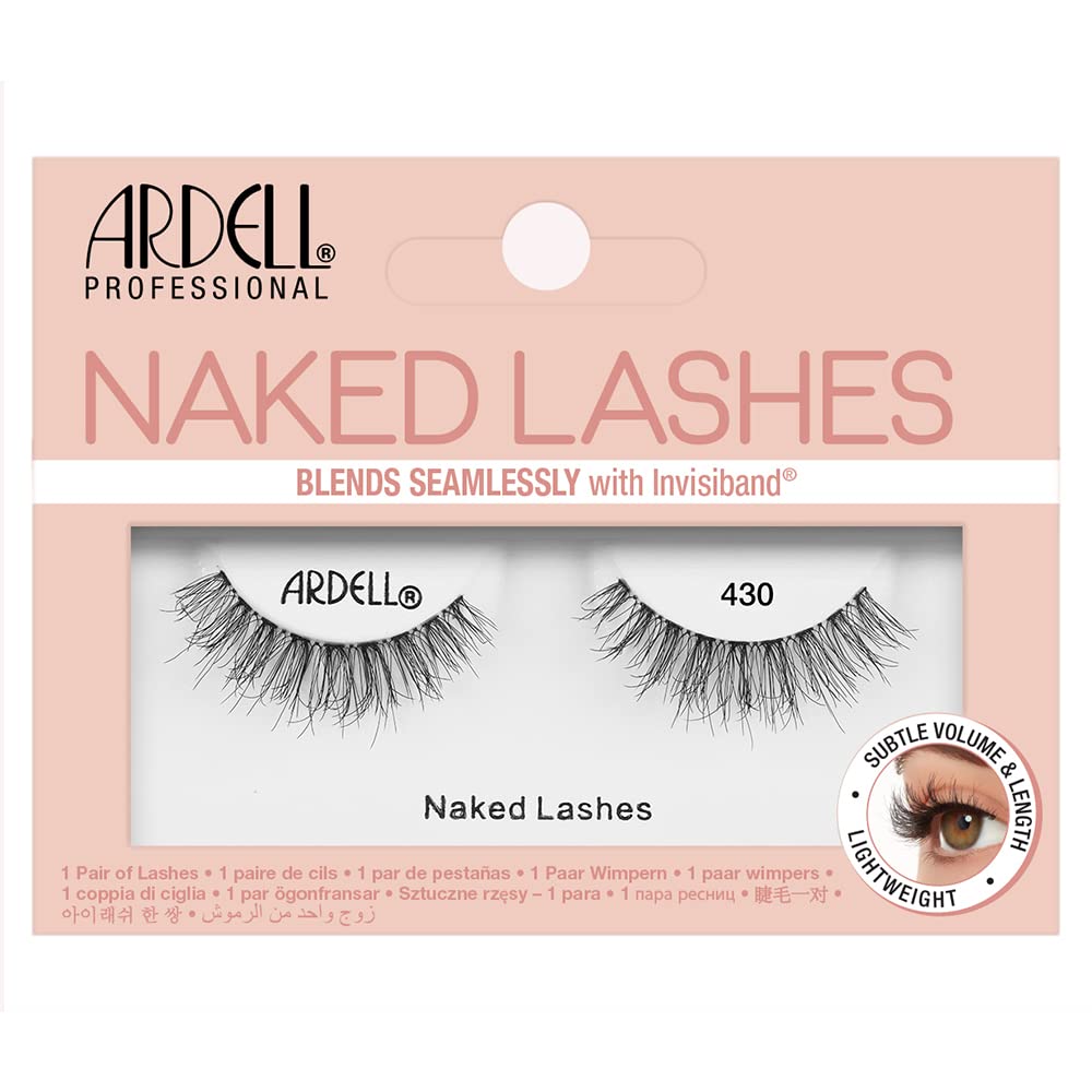 Foto 2 pulgar | Strip Lashes Ardell Naked Lashes 430 Con Invisiband, 1 Par - Venta Internacional.