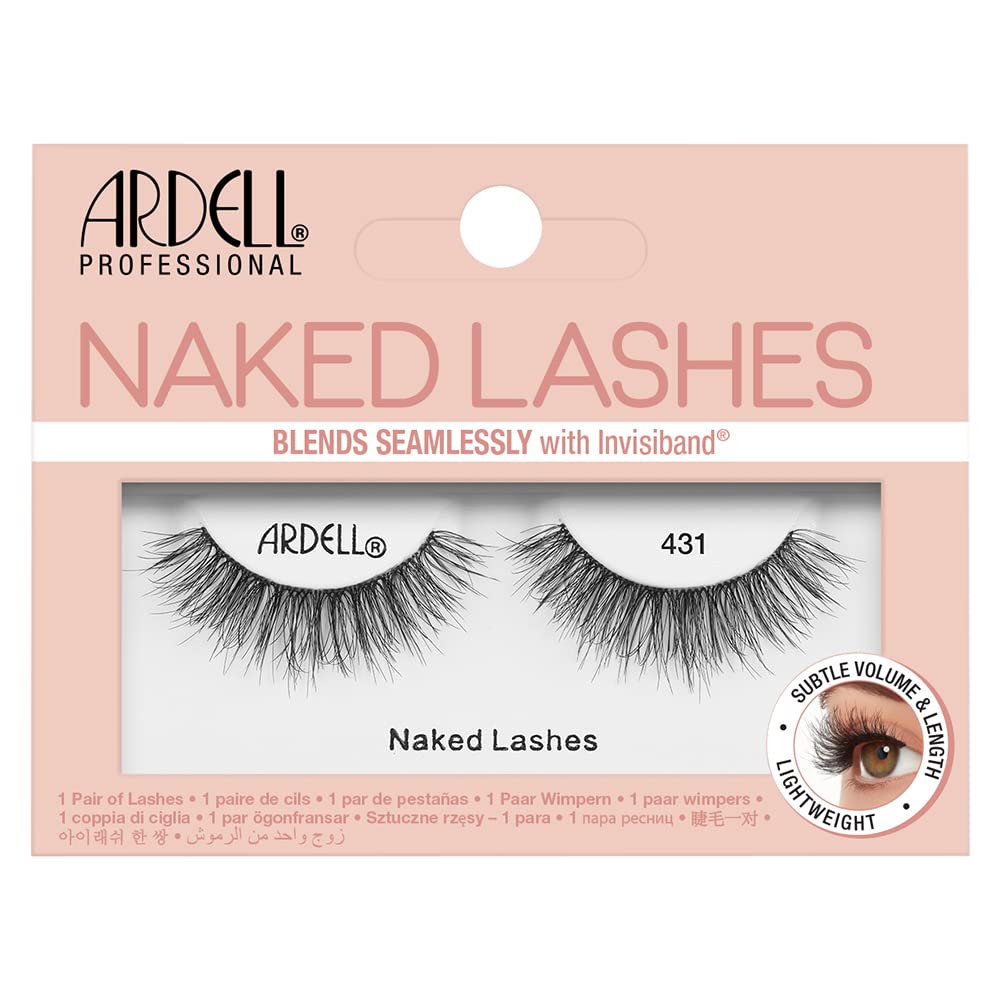 Foto 2 pulgar | Strip Lashes Ardell Naked Lashes 431 Con Invisiband - Venta Internacional.