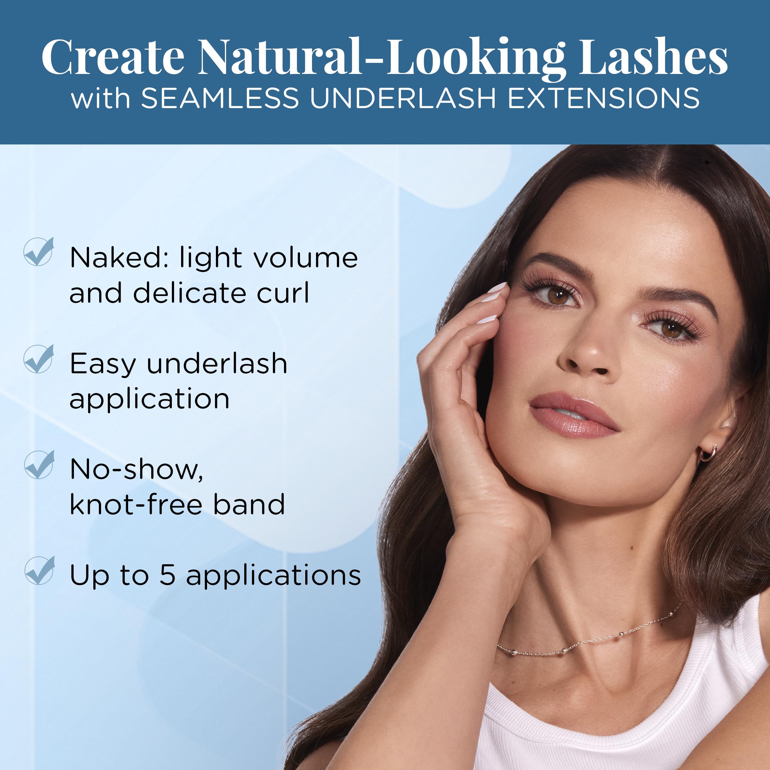 Foto 2 | Kit De Recarga Para Extensiones De Pestañas Ardell Naked Underlash, Paquete De 1 - Venta Internacional.