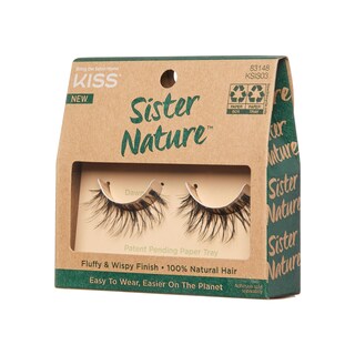 Foto 3 | Pestañas Postizas Kiss Sister Nature 'dawn' De 12 Mm, 100% Naturales - Venta Internacional.