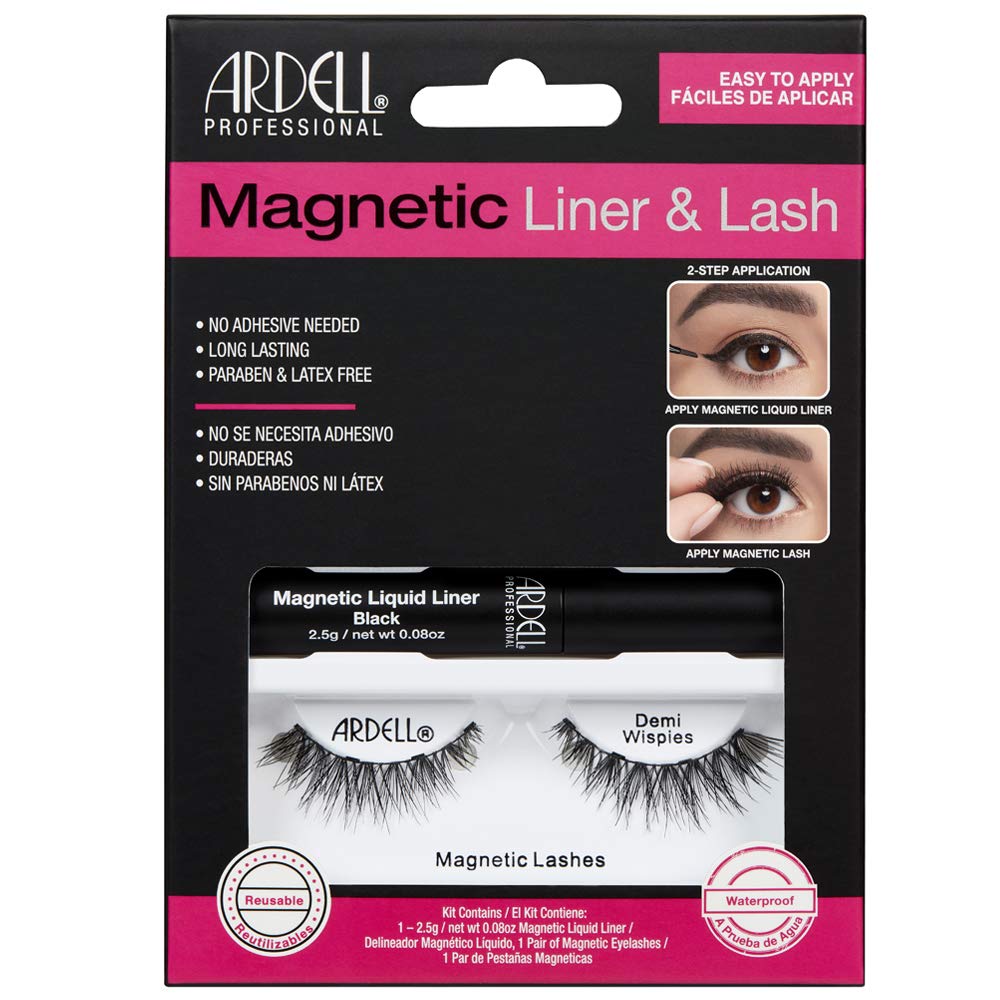 Delineador Líquido Magnético Y Pestañas Ardell Demi Wispies - Venta Internacional.