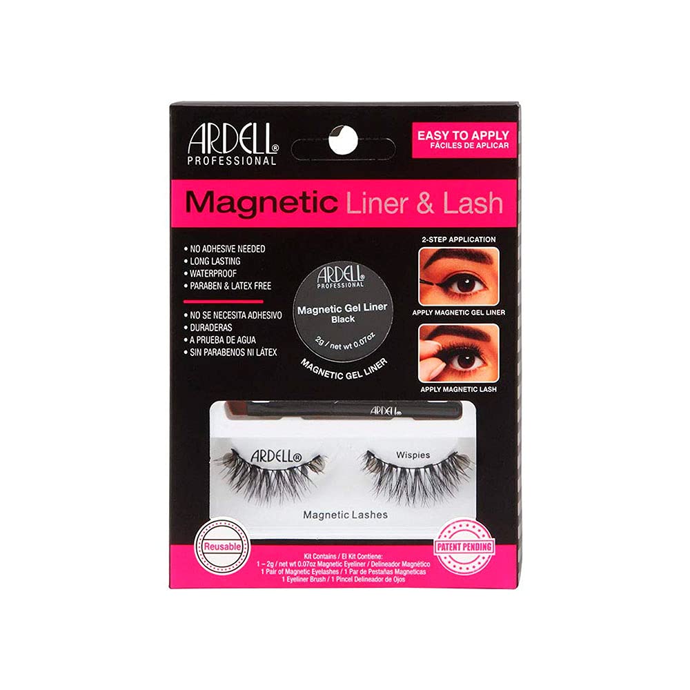 Delineador Magnético Y Toallitas Para Pestañas Black Ardell Professional - Venta Internacional.