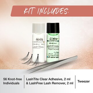 Foto 4 | Extensiones Ardell Naked De Pestañas Postizas, 56 Nudos, Individuales - Venta Internacional.