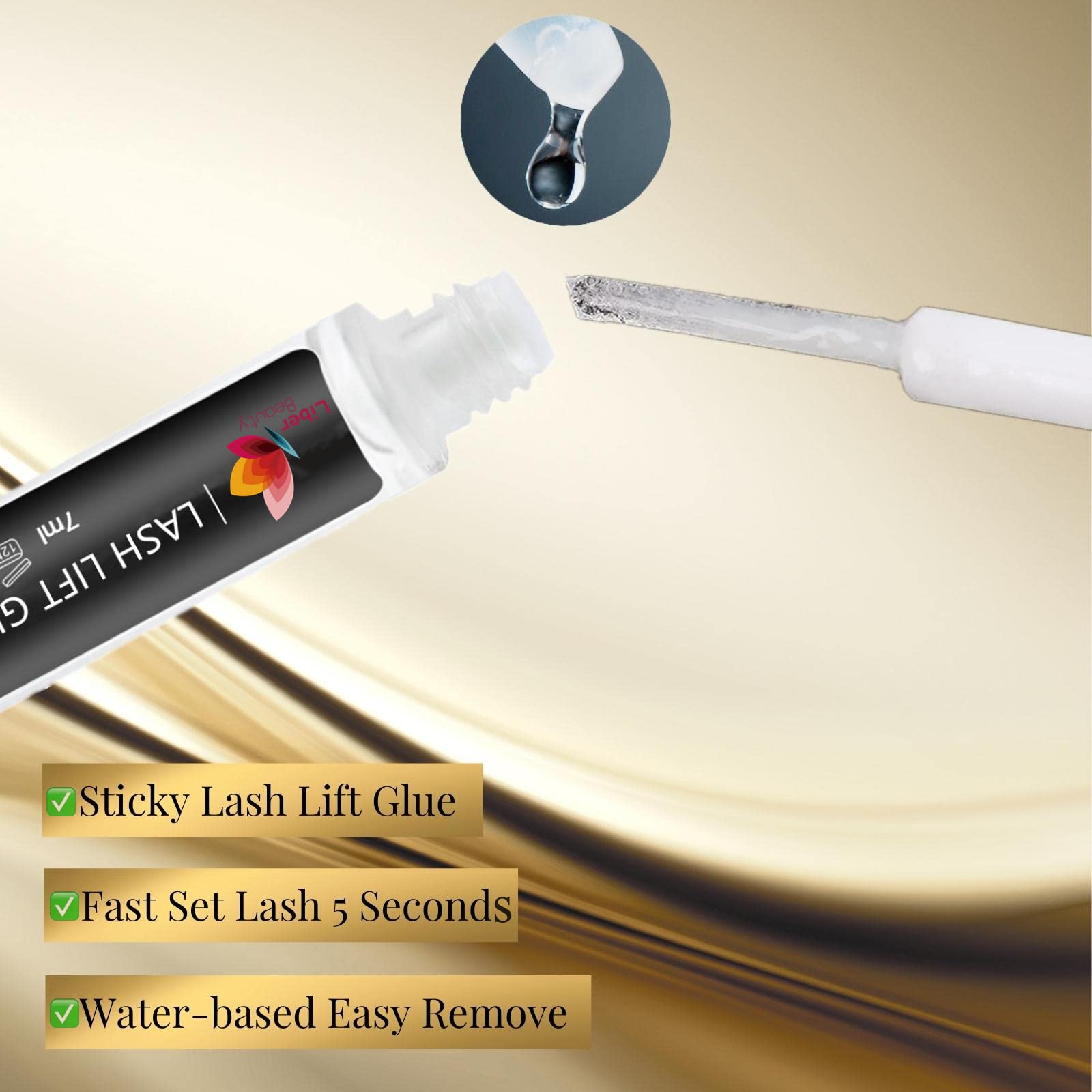 Foto 3 pulgar | Pegamento Adhesivo Lash Liber Beauty Extra Strength, 7 Ml - Venta Internacional.