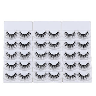 Foto 1 | Pestañas Postizas Weleec Beauty Dramatic Long F27 l (15 Pares/paquete de 3) - Venta Internacional
