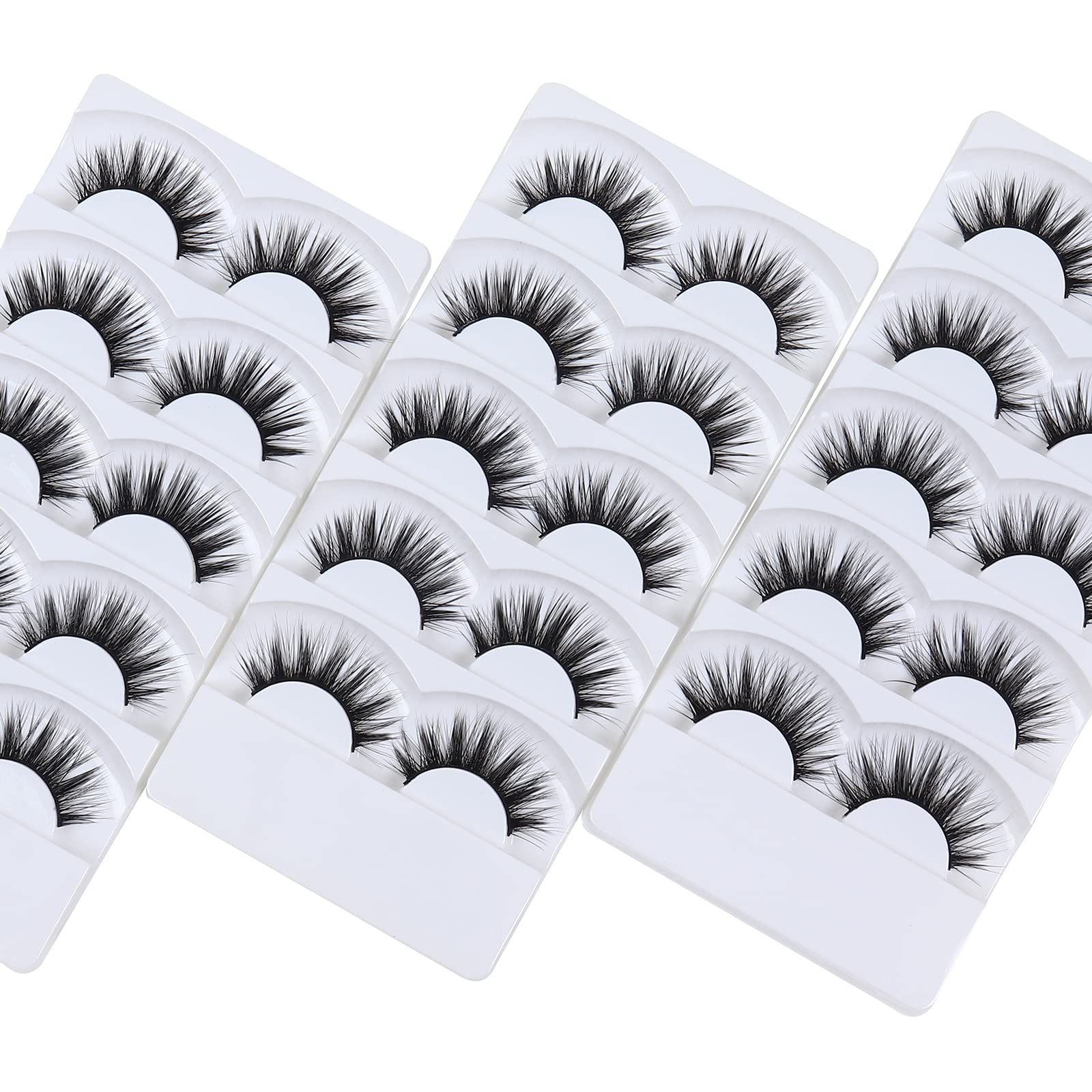 Foto 3 pulgar | Pestañas Postizas Weleec Beauty Dramatic Long F27 l (15 Pares/paquete de 3) - Venta Internacional