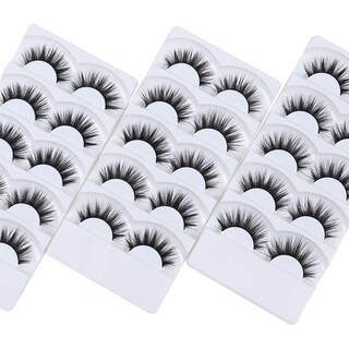 Foto 2 | Pestañas Postizas Weleec Beauty Dramatic Long F27 l (15 Pares/paquete de 3) - Venta Internacional