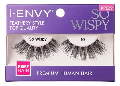 Foto 3 | Pestañas Postizas Kiss I Envy So Wispy 10 Pestañas - Venta Internacional