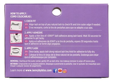 Foto 4 | Pestañas Postizas Kiss I Envy So Wispy 10 Pestañas - Venta Internacional
