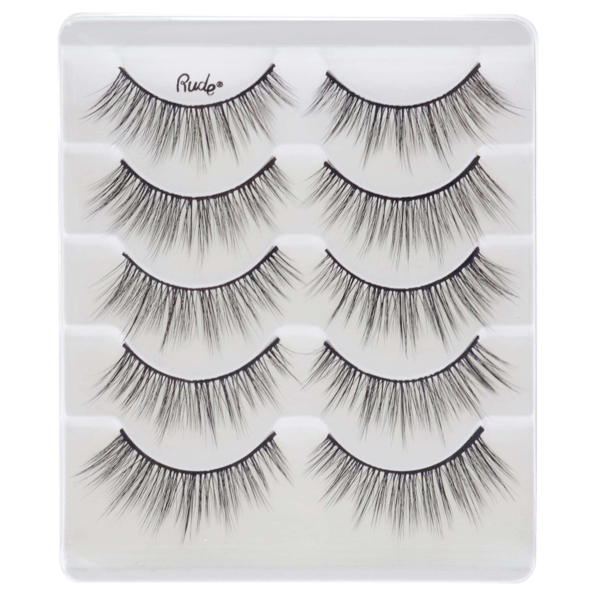 Foto 2 | Pestañas 3d De Visón Sintético Rude Cosmetics Adventurous, 5 Pares Para Mujer - Venta Internacional.