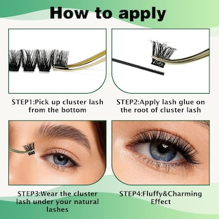 Foto 6 | Extensión De Pestañas Lash Clusters Keyyou Y01 D Curl 8-18mix, 96 Unidades - Venta Internacional.