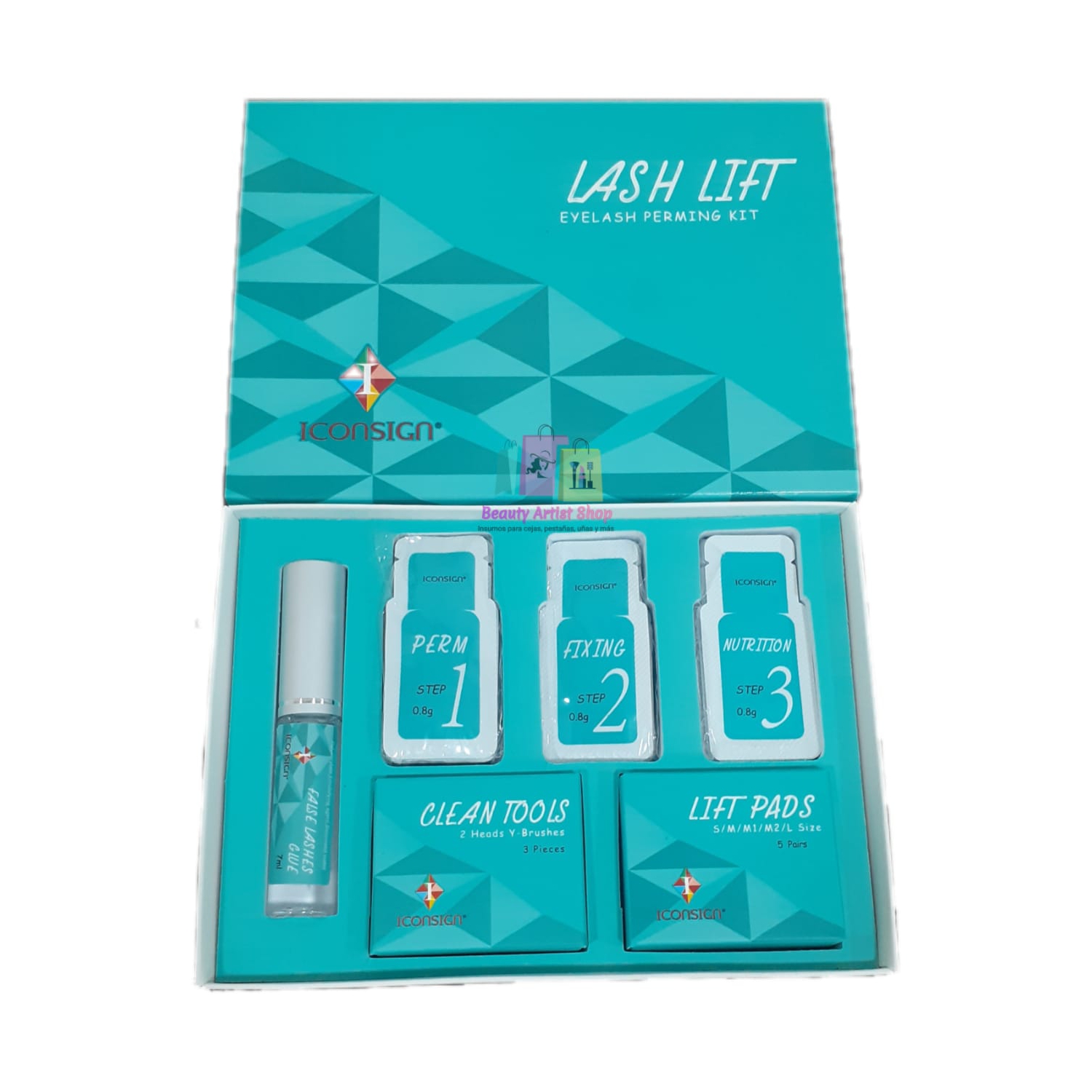 Kit De Estiramiento De Pestañas, Versión Idesign, Con 5 Pares De Silicona - Venta Internacional.