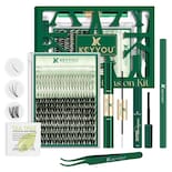 Kit De Extensión De Pestañas Keyyou Mixed De 5 A 16 Mm Con Pestañas Inferiores - Venta Internacional.