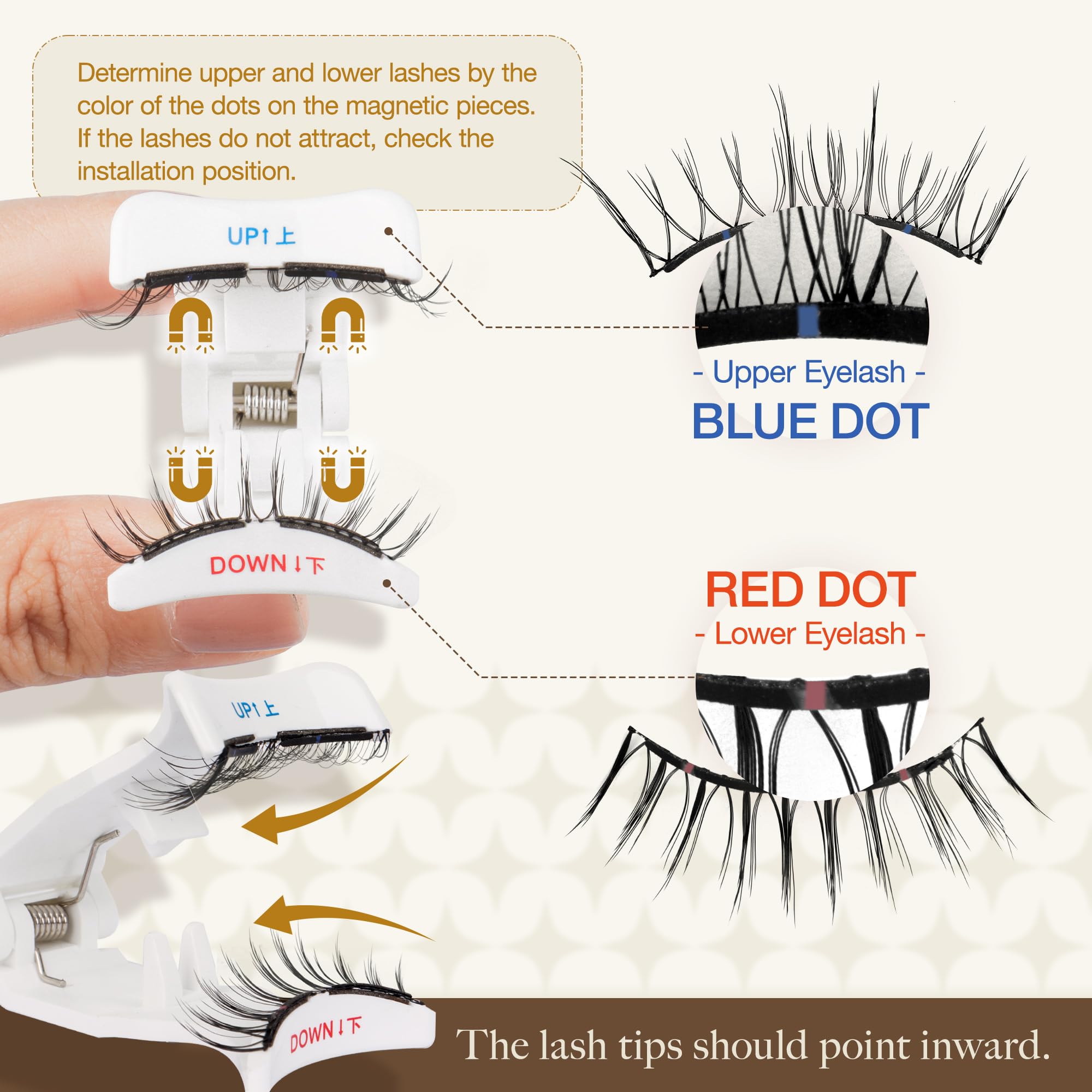 Foto 2 | Pestañas Magnéticas Lashview Natural Look Con Aplicador, 2 Pares - Venta Internacional.