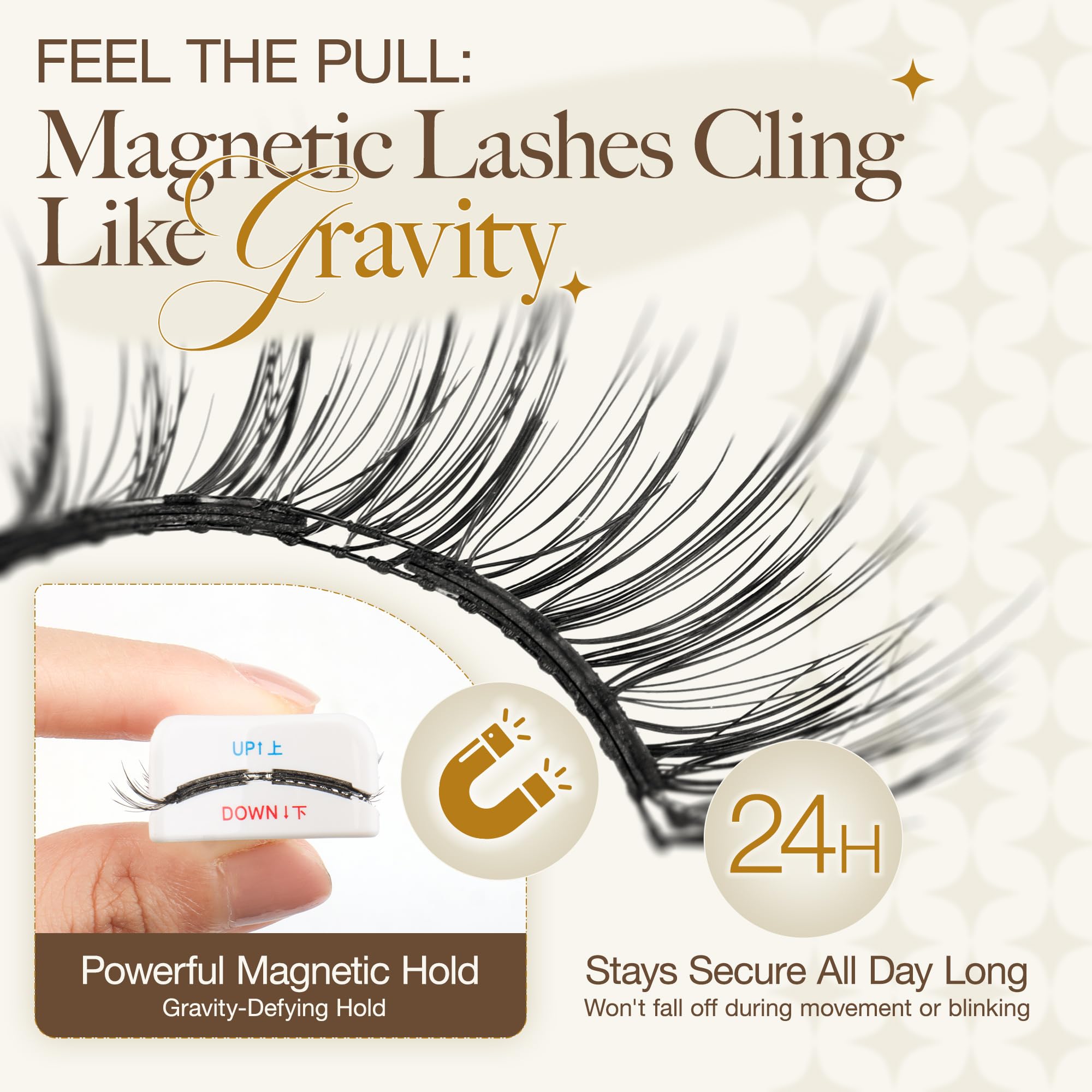 Foto 5 pulgar | Pestañas Magnéticas Lashview Natural Look Con Aplicador, 2 Pares - Venta Internacional.