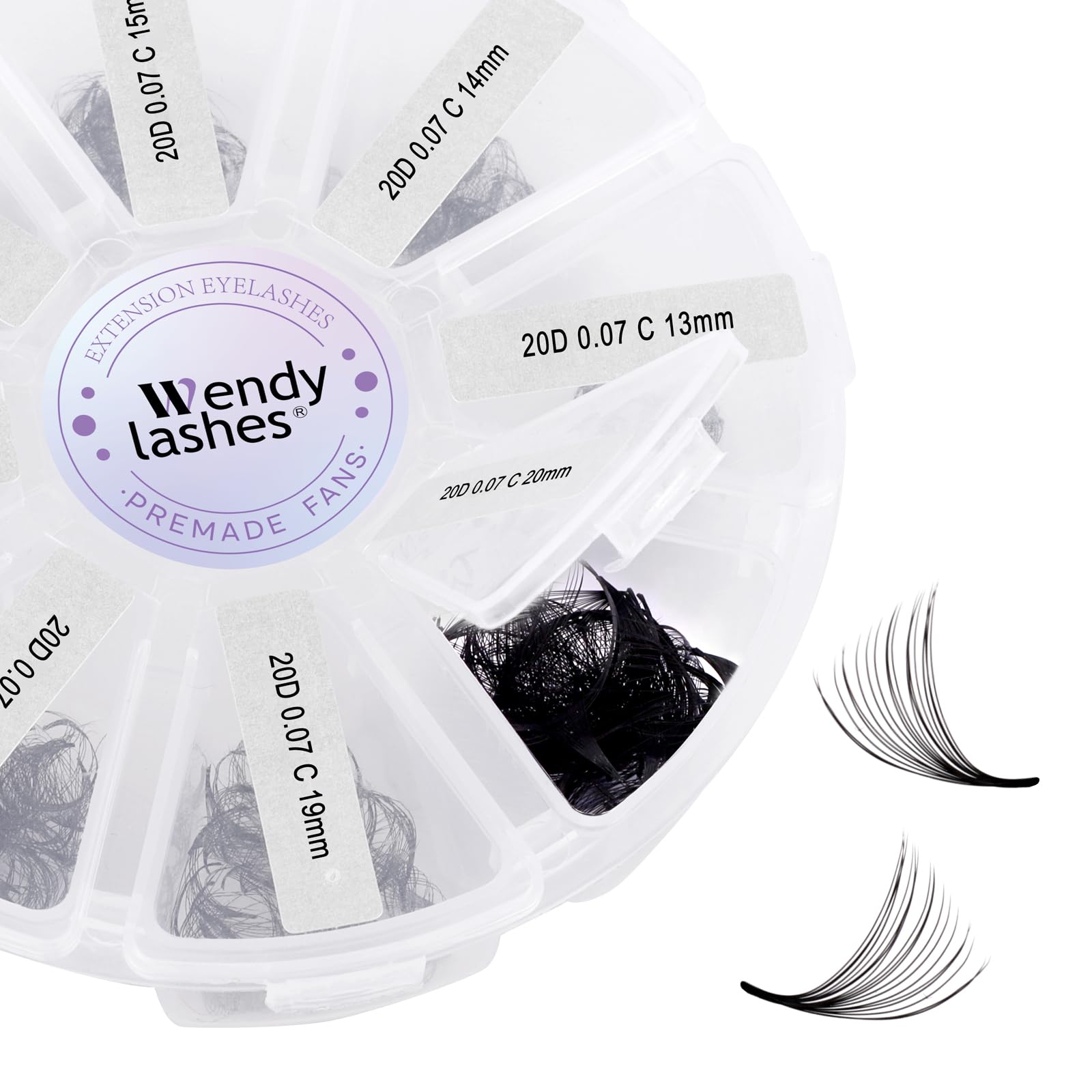 Ventilador De Volumen Prefabricado Para Extensiones De Pestañas Wendy 500 Fans - Venta Internacional.