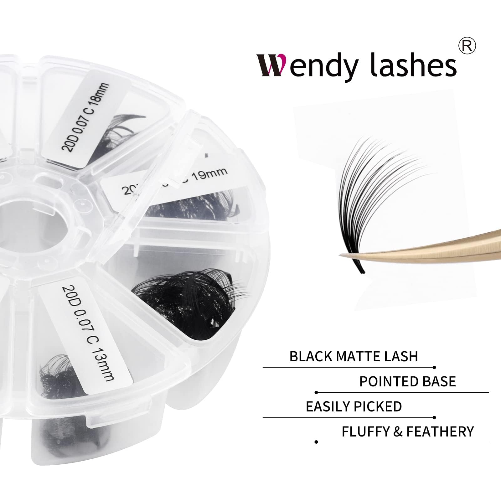 Foto 4 pulgar | Ventilador De Volumen Prefabricado Para Extensiones De Pestañas Wendy 500 Fans - Venta Internacional.