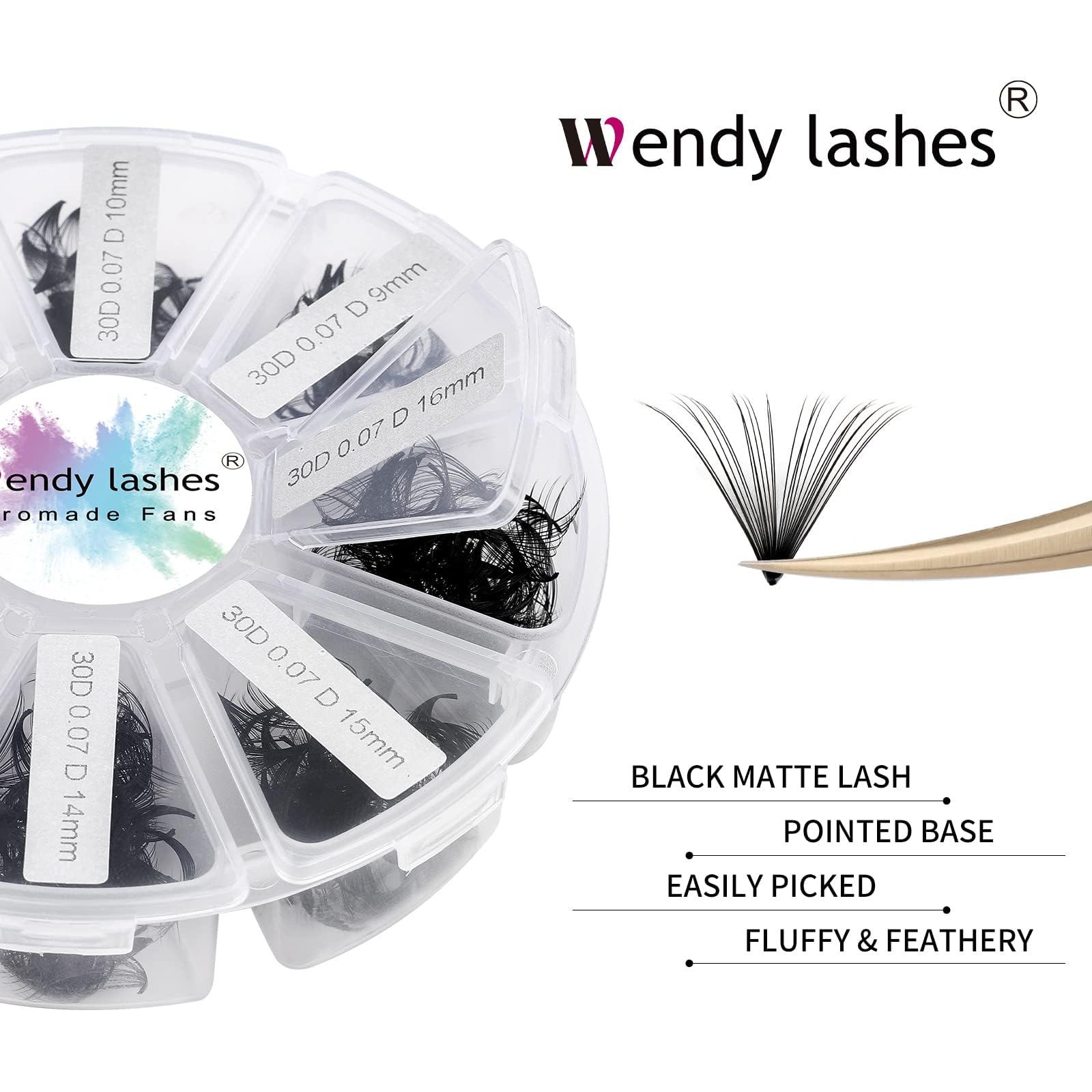 Foto 5 pulgar | Ventilador De Volumen Prefabricado Para Extensiones De Pestañas Wendy 500 Fans - Venta Internacional.