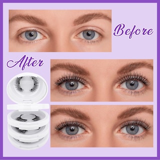 Foto 5 | Pestañas Magnéticas Wendy Lashes Cx0125 K8+604 Natural Look - Venta Internacional.