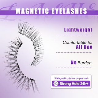 Foto 6 | Pestañas Magnéticas Wendy Lashes Cx0125 K8+604 Natural Look - Venta Internacional.