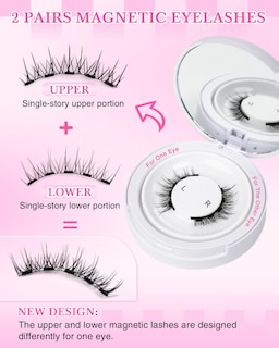 Foto 5 | Kit De Pestañas Magnéticas Emeda Natural Look Con Aplicador, 2 Pares - Venta Internacional.