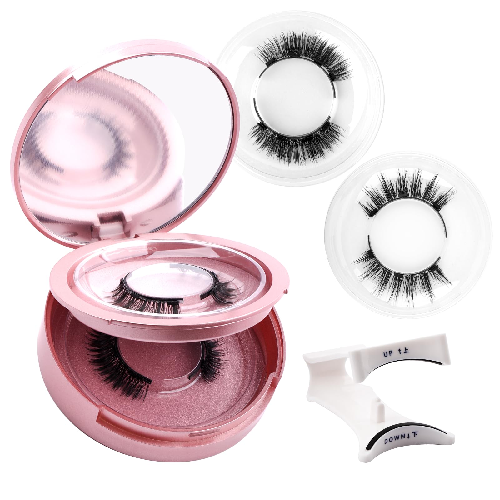 Pestañas Magnéticas Fadlash Fl-806-24p, 2 Pares Con Aplicador - Venta Internacional.