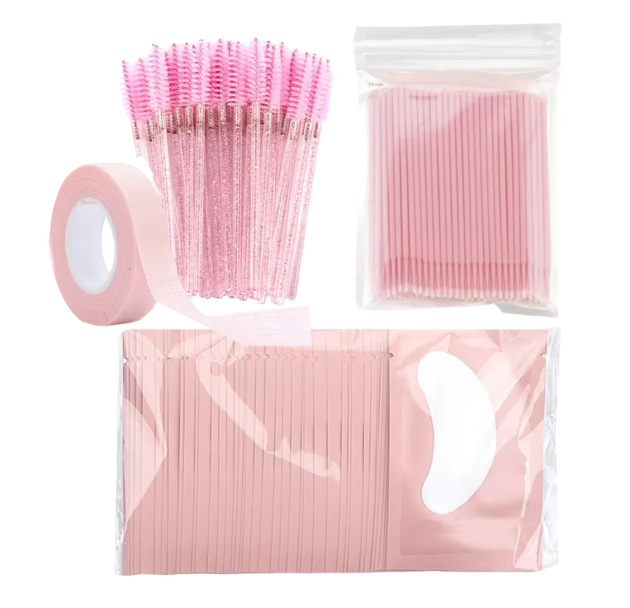 Foto 1 | Kit de Extensiones de Pestañas Microbrush Parches de Hidrogel y Cepillos Desechables
