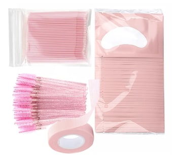 Foto 2 | Kit de Extensiones de Pestañas Microbrush Parches de Hidrogel y Cepillos Desechables