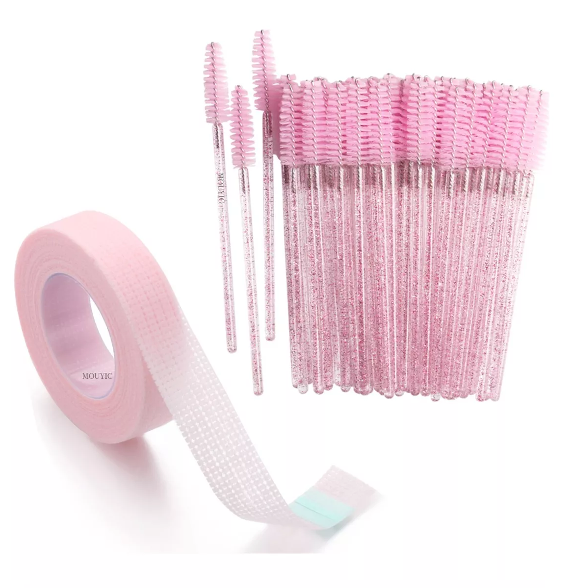 Foto 4 pulgar | Kit de Extensiones de Pestañas Microbrush Parches de Hidrogel y Cepillos Desechables