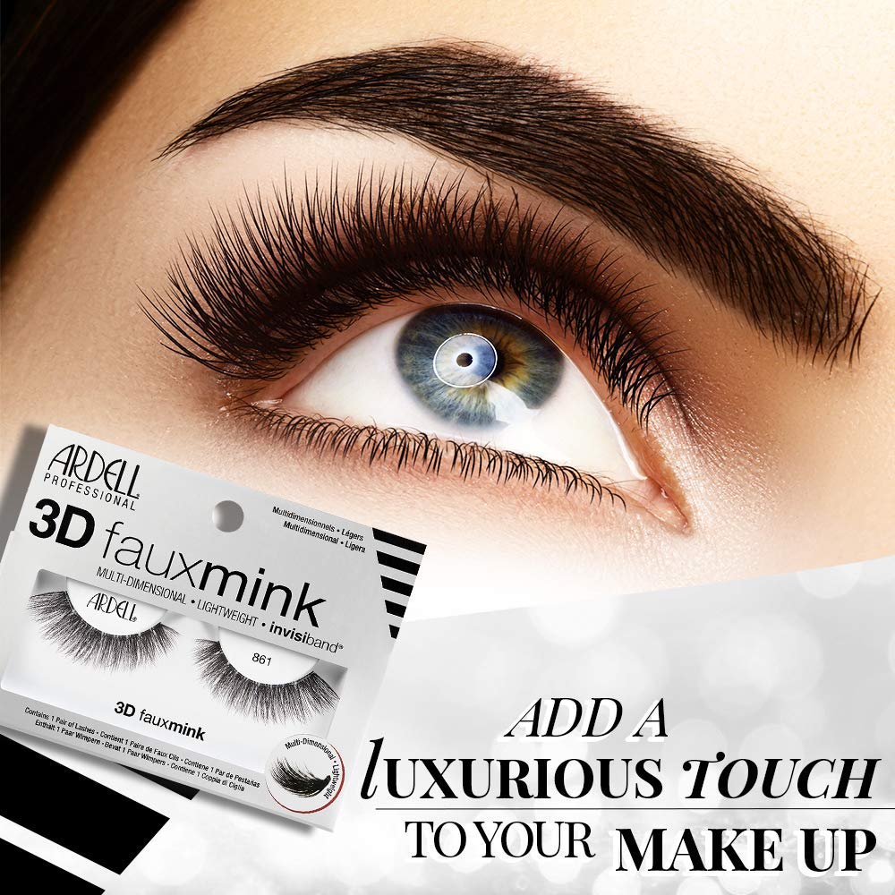 Foto 2 | Pestañas Postizas Ardell 3d Faux Mink 861, 4 Pares - Venta Internacional.