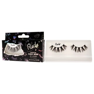 Foto 4 | Pestañas Postizas Rude Cosmetics Essential Faux Mink 3d Para Mujer - Venta Internacional.