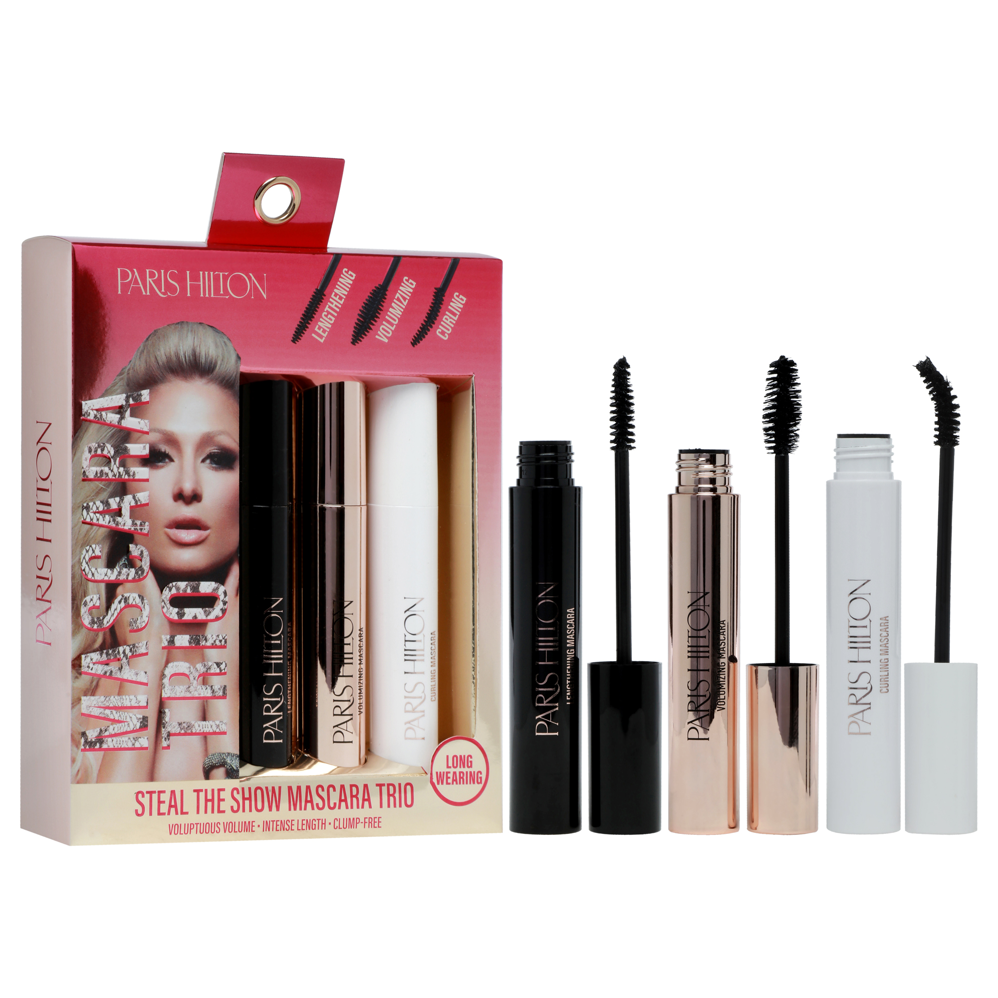 Foto 3 | Set De Máscara Paris Hilton Steal The Show De 3 Piezas Para Mujer - Venta Internacional.