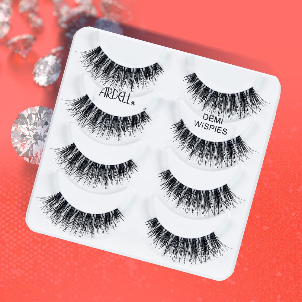 Foto 6 | Pestañas Postizas Ardell Demi Wispies Negras  Volumen Completo  4 Unidades - Venta Internacional.
