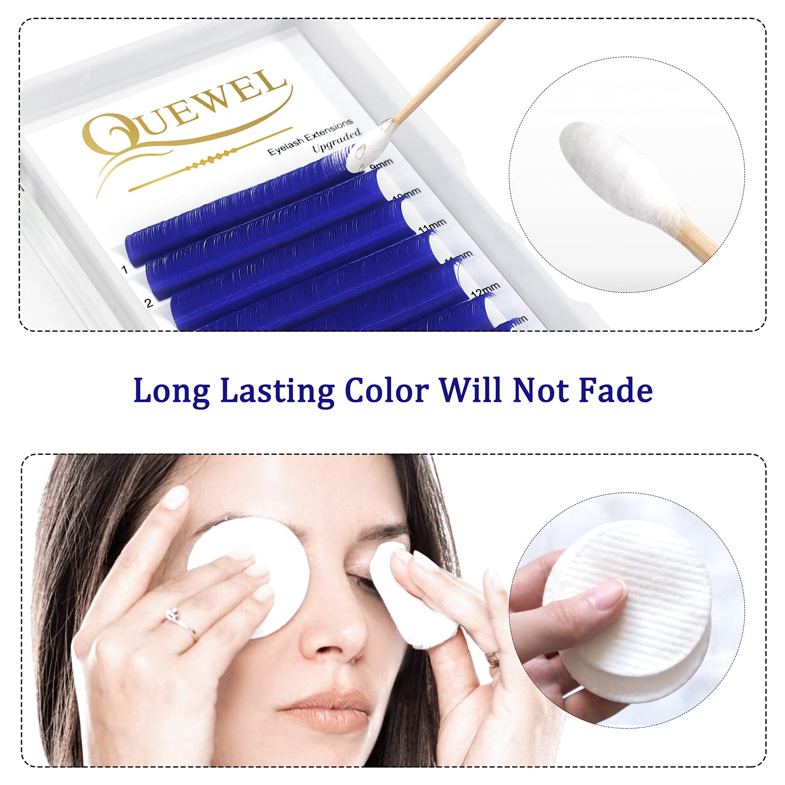 Foto 4 pulgar | Kit De Extensión De Pestañas Quewel Magnetic Lashes Natural Look - Venta Internacional.