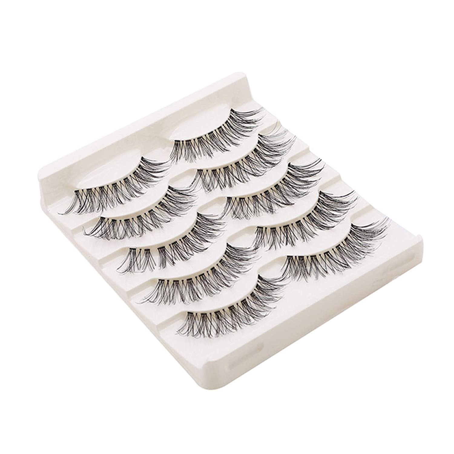 Foto 5 pulgar | Pestañas Postizas Huoguo  Reutilizables E Impermeables  5 Pares Para Mujer - Venta Internacional.