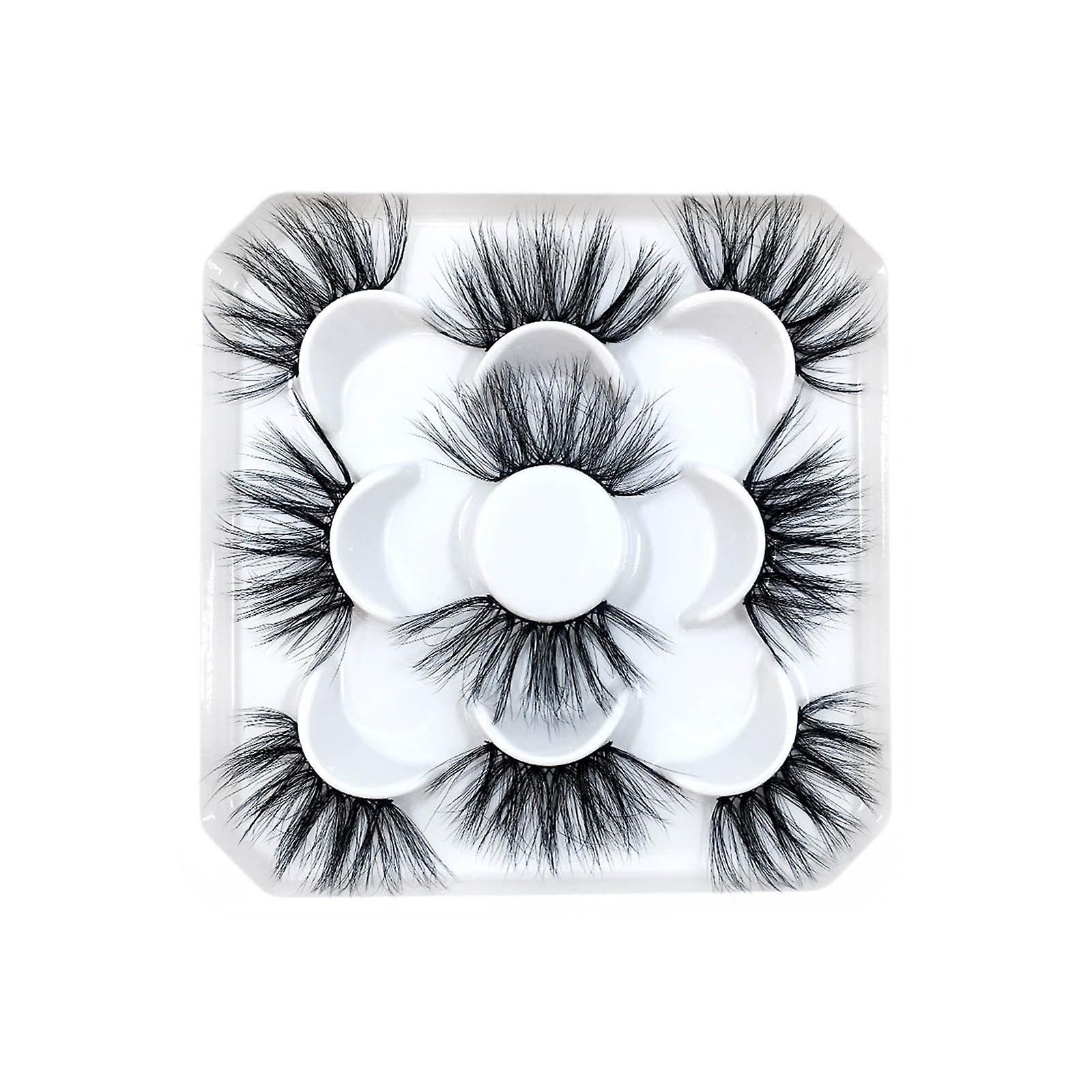Pestañas Postizas Huoguo  Tiras Rusas  De Visón Sintético  11-20 Mm  5 Pares - Venta Internacional.
