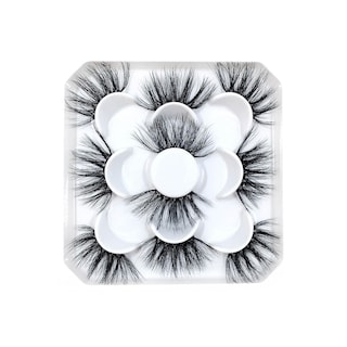 Foto 1 | Pestañas Postizas Huoguo Tiras Rusas De Visón Sintético 11-20 Mm 5 Pares - Venta Internacional.