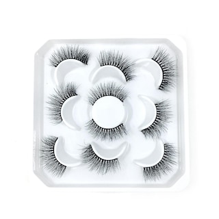 Foto 5 | Pestañas Postizas Huoguo Tiras Rusas De Visón Sintético 11-20 Mm 5 Pares - Venta Internacional.