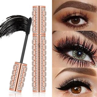 Foto 2 | Extensión De Pestañas Largas Y Rizadas De Mascara Huoguo Negra Impermeable - Venta Internacional.