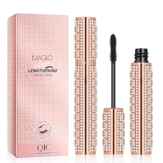 Foto 3 | Extensión De Pestañas Largas Y Rizadas De Mascara Huoguo Negra Impermeable - Venta Internacional.